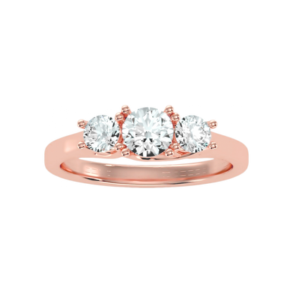 Maravillosa Three Stone Ring In 925 Sterling Silver - Twelve