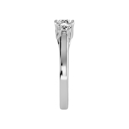 Maravillosa Three Stone Ring In 925 Sterling Silver - Three
