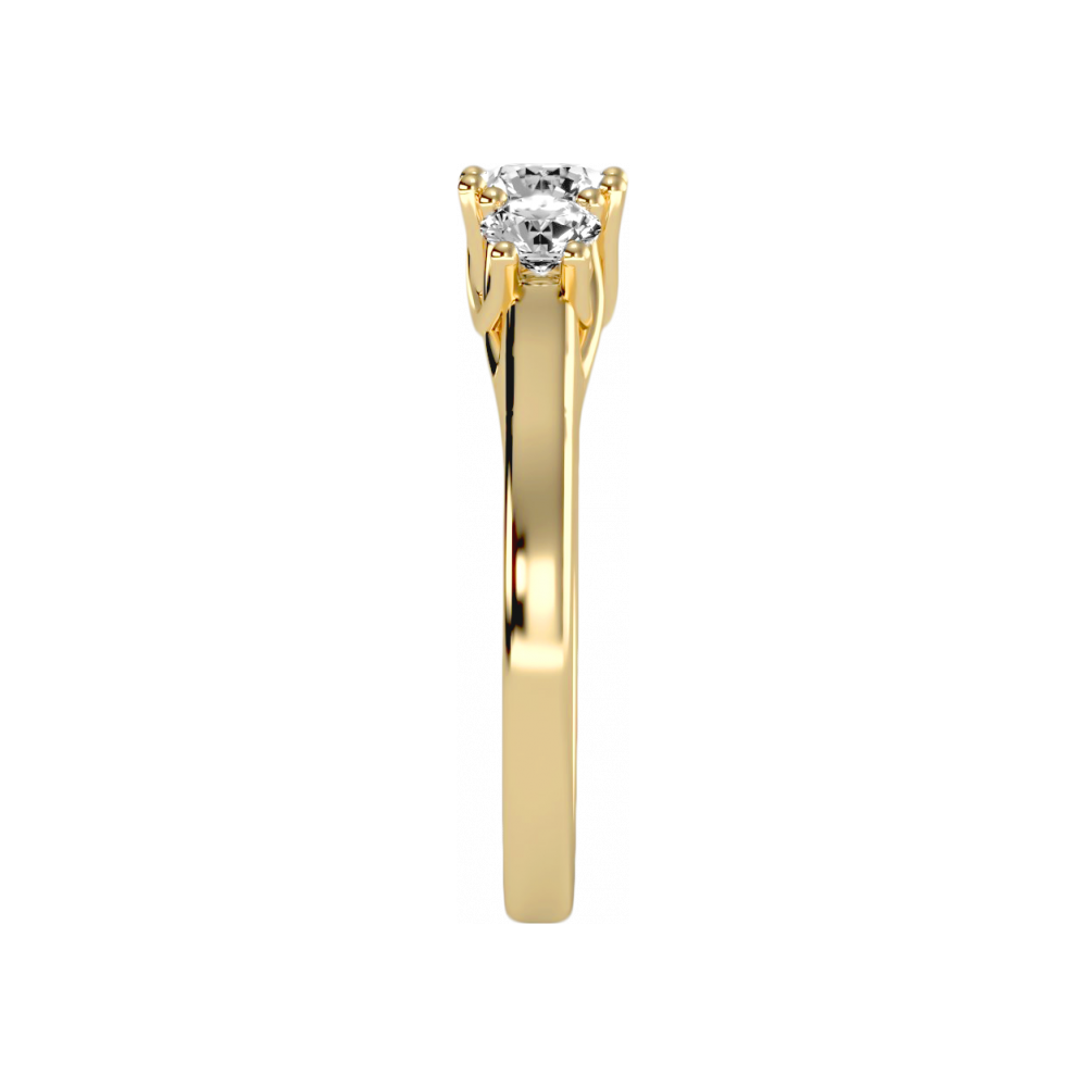 Maravillosa Three Stone Ring In 925 Sterling Silver - Eight
