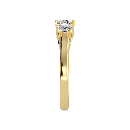 Maravillosa Three Stone Ring In 925 Sterling Silver - Eight