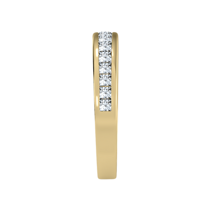 Rain Half Eternity Band In 925 Sterling Silver - Eleven