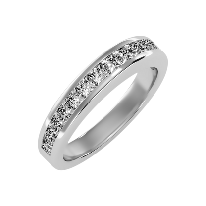 Rain Half Eternity Band - Three