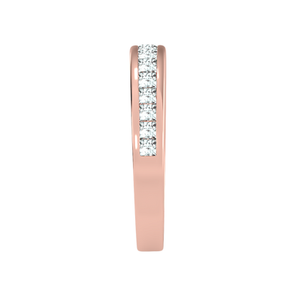 Rain Half Eternity Band In 925 Sterling Silver - Seven