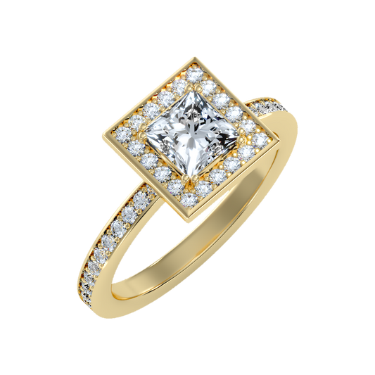Rios Solitaire Ring In 925 Sterling Silver - One