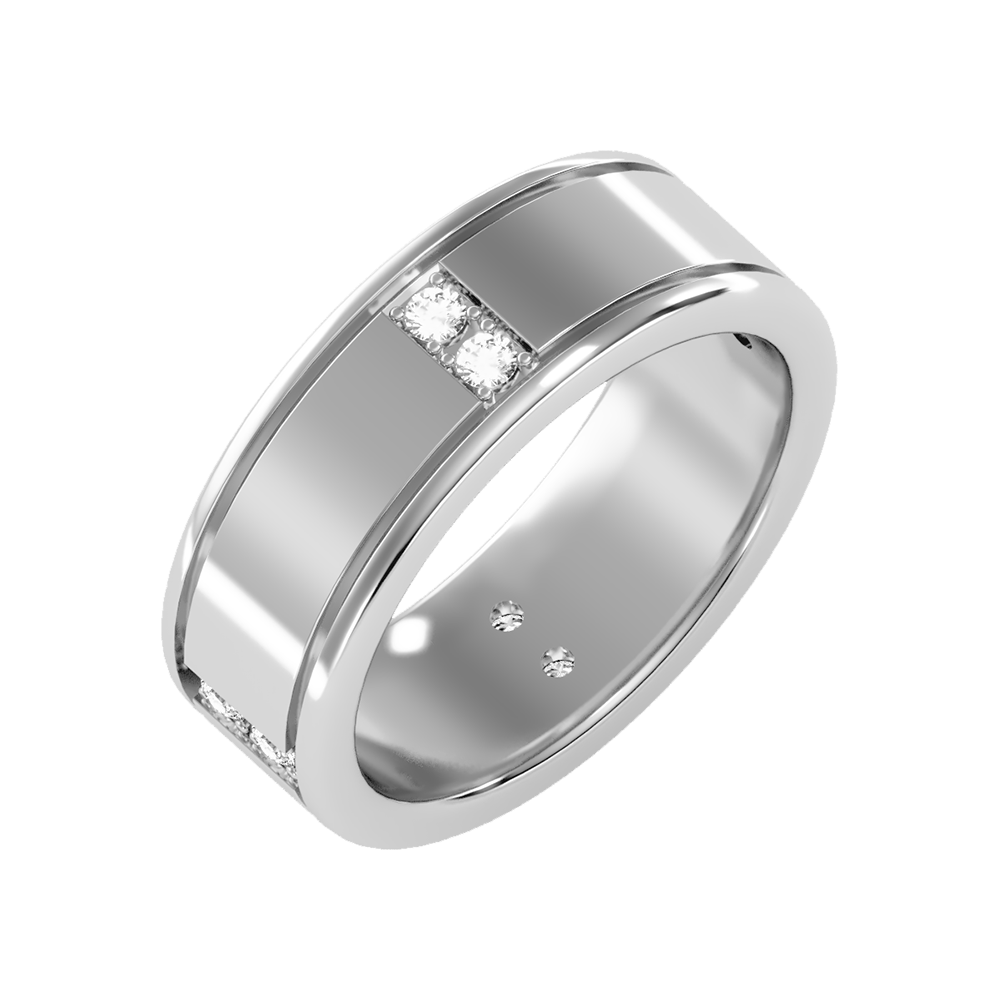 Ravishing Men's Broad Band Ring - One