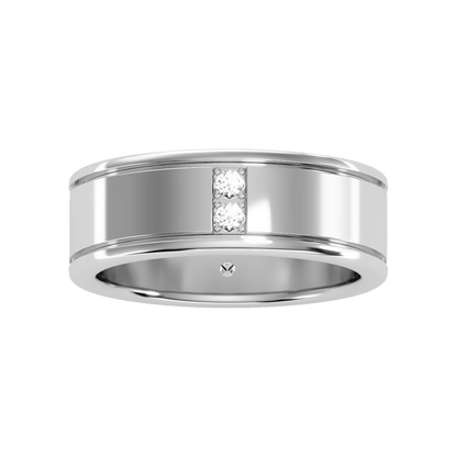 Ravishing Men's Broad Band Ring - Three