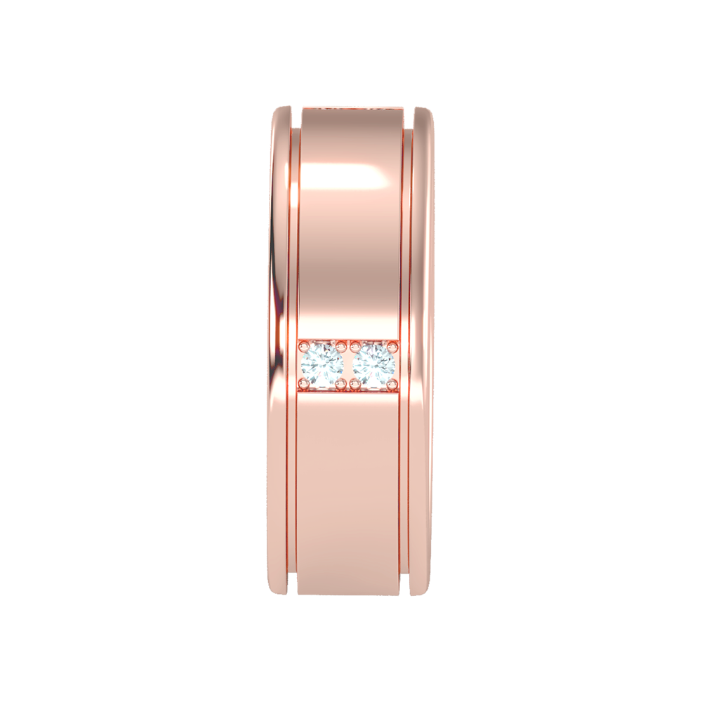 Ravishing Men's Broad Band Ring In 925 Sterling Silver - Seven