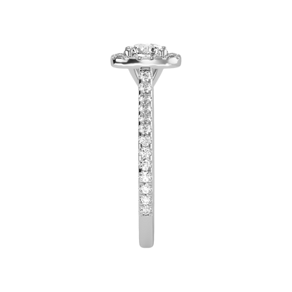 Ravishing Solitaire Ring In 925 Sterling Silver - Four