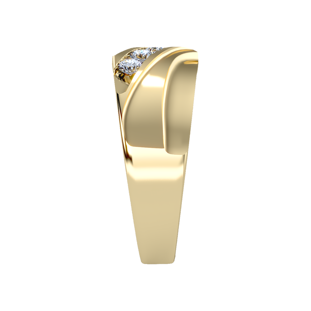 Razzle Men's Band In 925 Sterling Silver - Eleven
