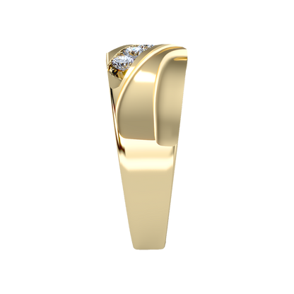 Razzle Men's Band In 925 Sterling Silver - Eleven
