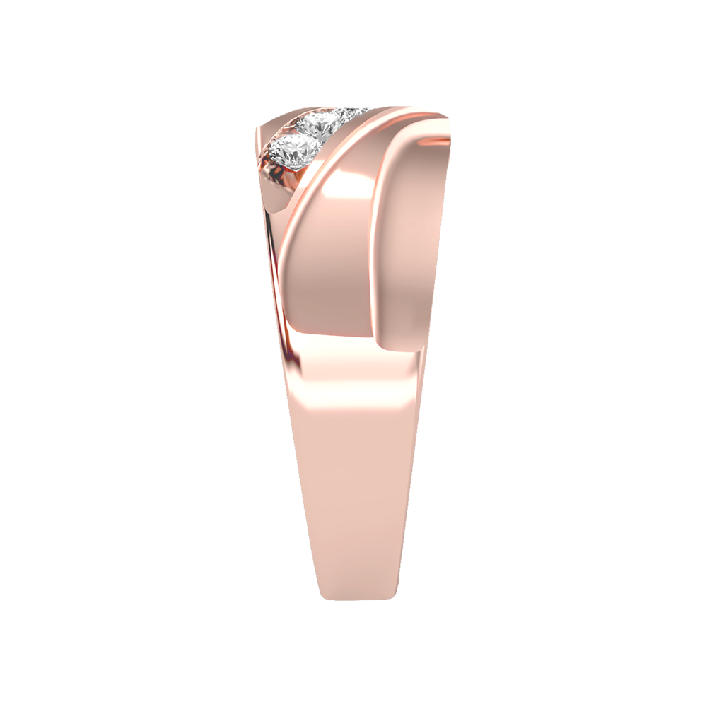 Razzle Men's Band In 925 Sterling Silver - Seven