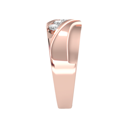 Razzle Men's Band In 925 Sterling Silver - Seven
