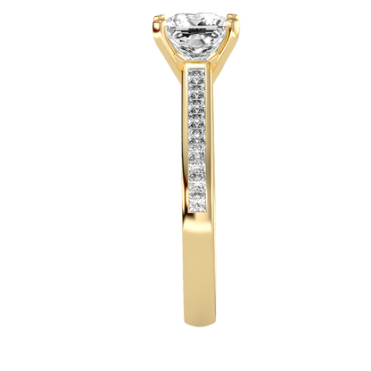 White Gold Princess Diamond Wedding Ring