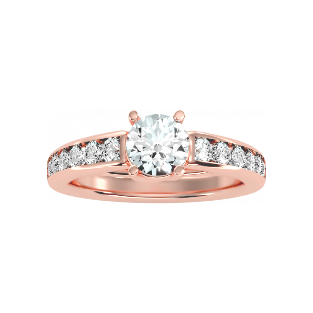 Fancy Single Stone Ring - Twelve