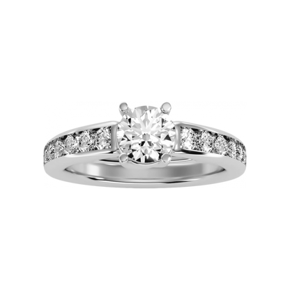 Fancy Single Stone Ring - Four