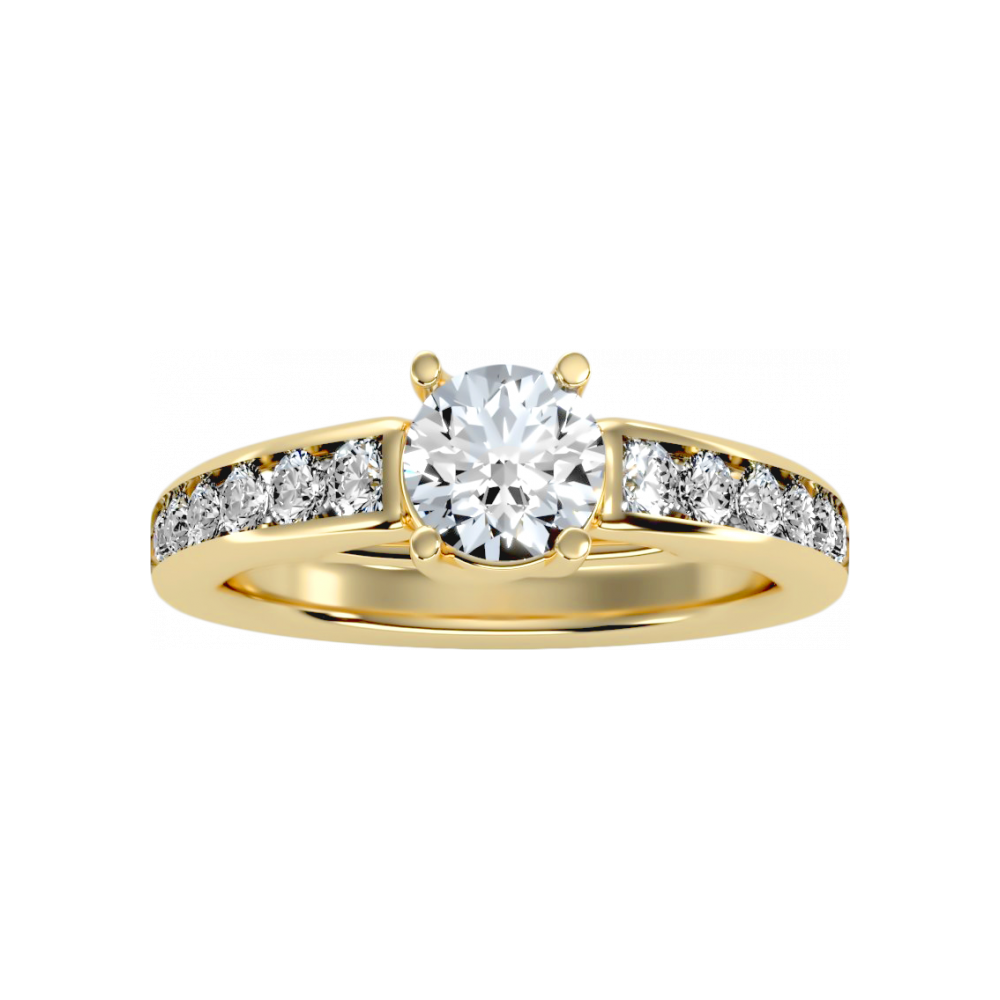 Fancy Single Stone Ring In 925 Sterling Silver - Eight