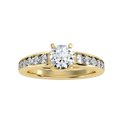 Fancy Single Stone Ring - Eight