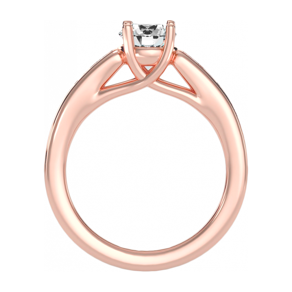 Fancy Single Stone Ring - Nine