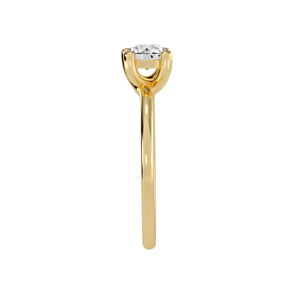 Redolent Solitaire Ring In 925 Sterling Silver - Eleven