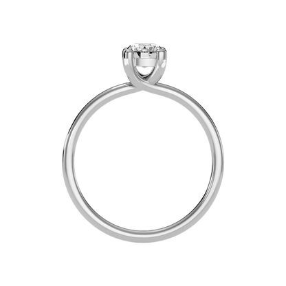 Redolent Solitaire Ring In 925 Sterling Silver - Two