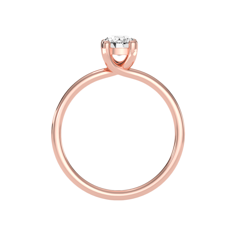 Redolent Solitaire Ring In 925 Sterling Silver - Six