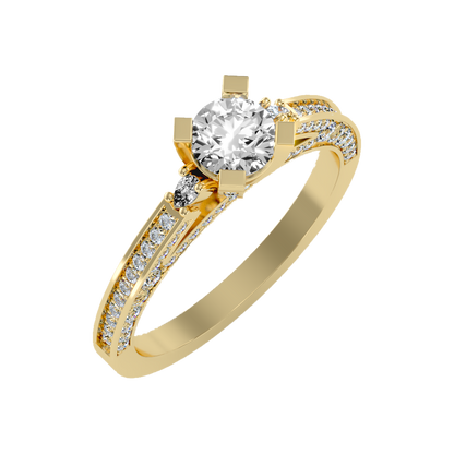 Reefulgent Solitaire Ring - Nine