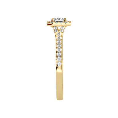 Refined Solitaire Ring In 925 Sterling Silver - Eleven