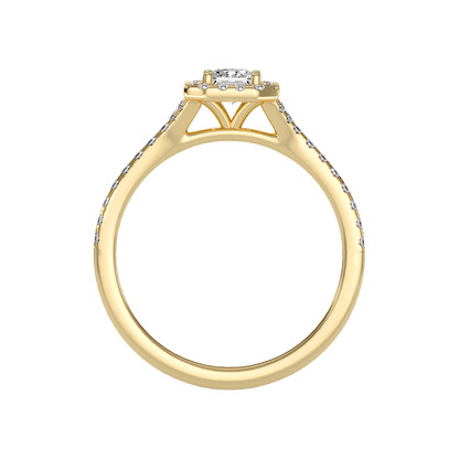Refined Solitaire Ring In 925 Sterling Silver - Twelve