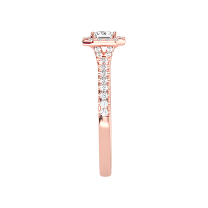 Refined Solitaire Ring In 925 Sterling Silver - Eight
