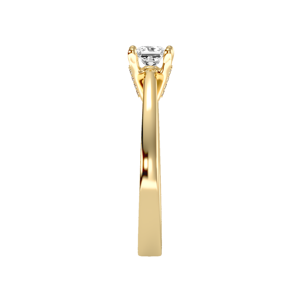Refulgent Solitaire Ring In 925 Sterling Silver - Eleven