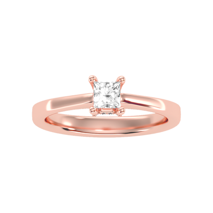 Refulgent Solitaire Ring - Three