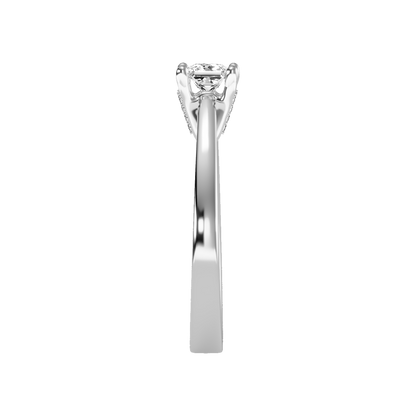 Refulgent Solitaire Ring In 925 Sterling Silver - Seven