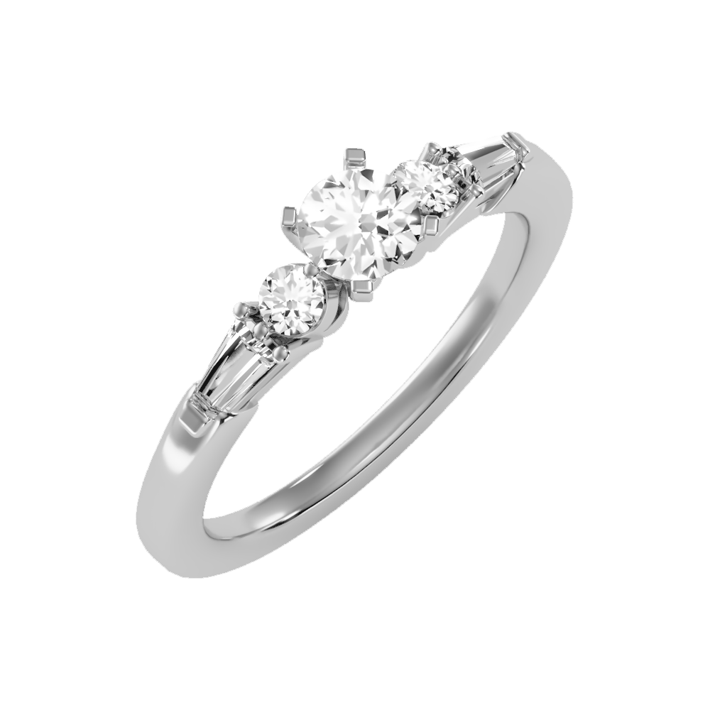 Regal Solitaire Ring - One