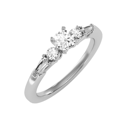 Regal Solitaire Ring - One