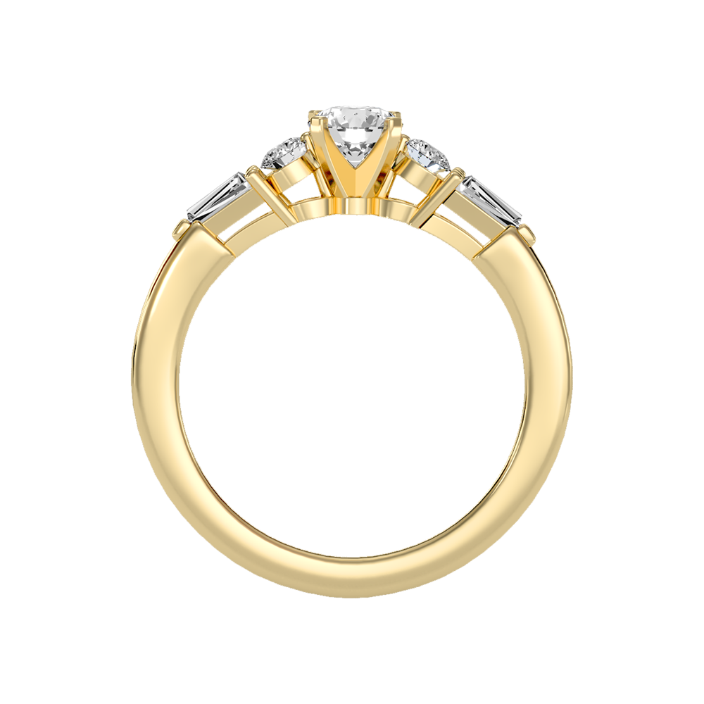 Regal Solitaire Ring In 925 Sterling Silver - Twelve