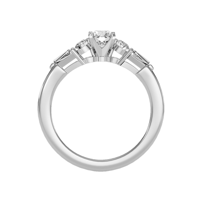 Regal Solitaire Ring In 925 Sterling Silver - Two
