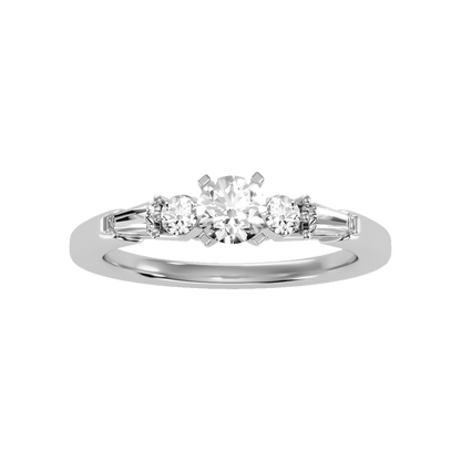 Regal Solitaire Ring - Three