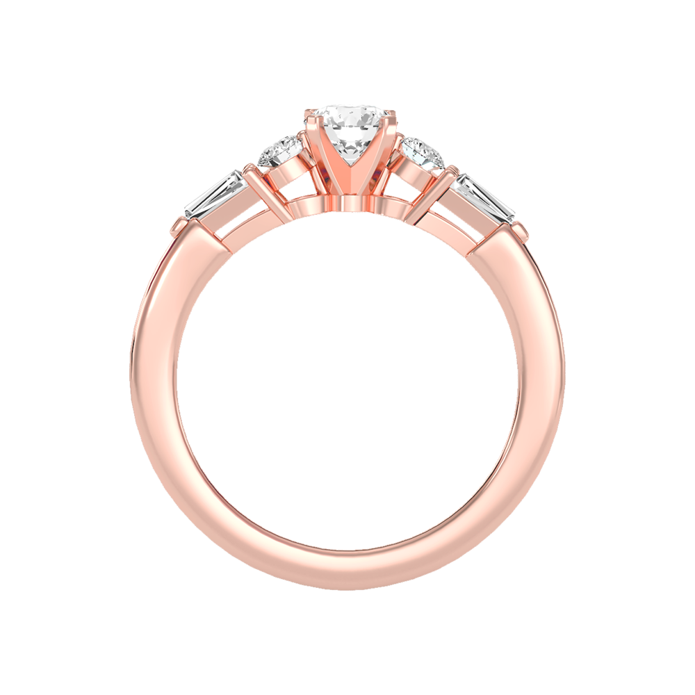 Regal Solitaire Ring In 925 Sterling Silver - Six