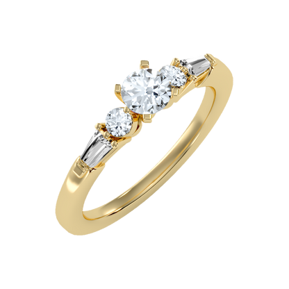 Regal Solitaire Ring - Nine