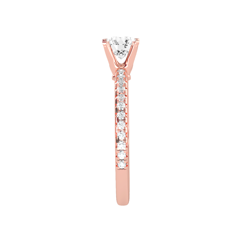 Remarkable Solitaire Ring In 925 Sterling Silver - Eight