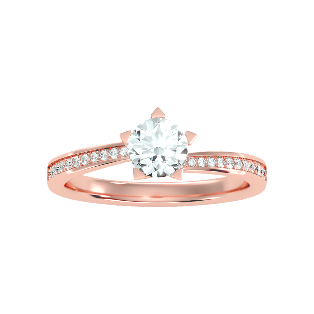 Resplendent Solitaire Ring - Three
