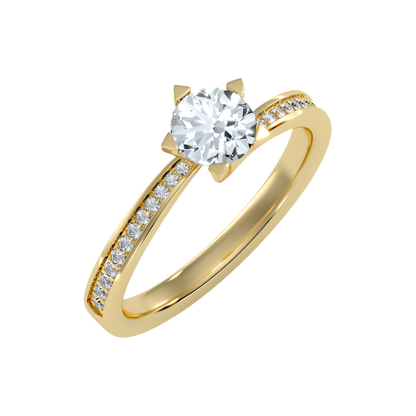 Resplendent Solitaire Ring - Nine