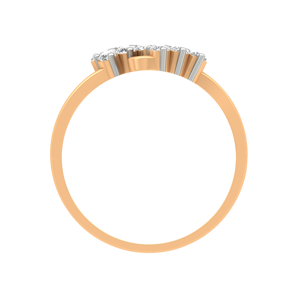 Riara Diamond Ring In 925 Sterling Silver - Twelve