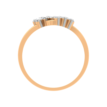 Riara Diamond Ring In 925 Sterling Silver - Twelve