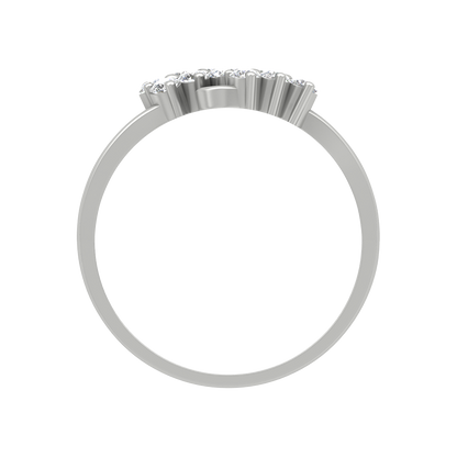 Riara Diamond Ring In 925 Sterling Silver - Eight