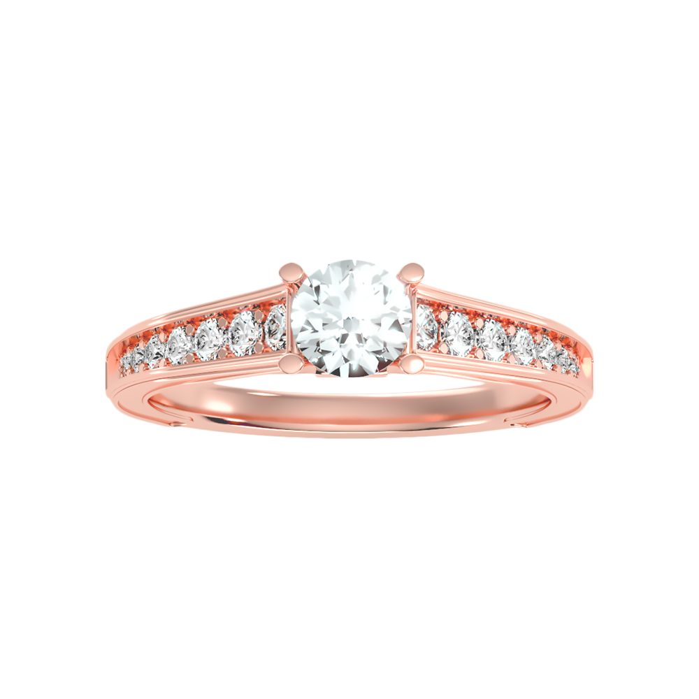 Rica Solitaire Ring In 925 Sterling Silver - Eleven
