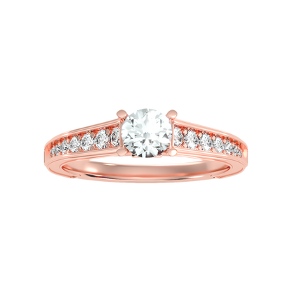 Rica Solitaire Ring In 925 Sterling Silver - Eleven