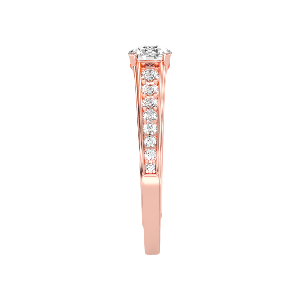 Rica Solitaire Ring In 925 Sterling Silver - Twelve