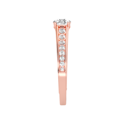 Rica Solitaire Ring In 925 Sterling Silver - Twelve