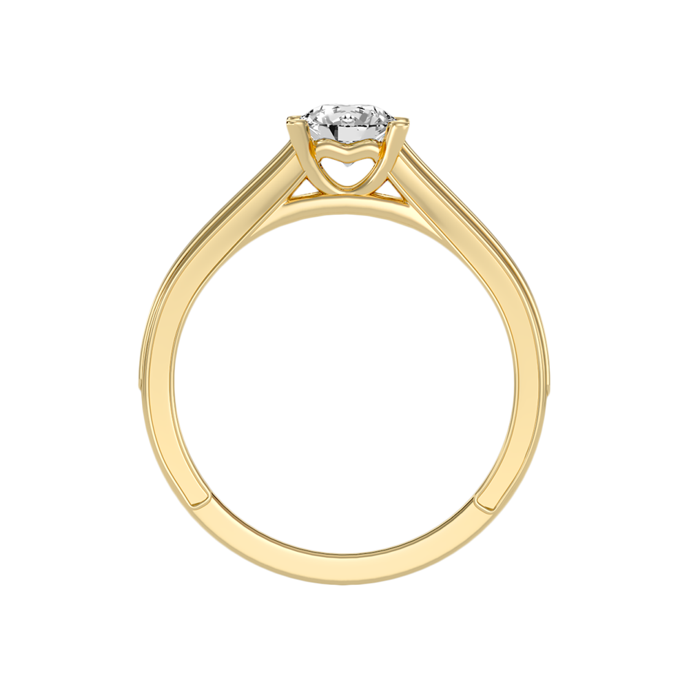 Rica Solitaire Ring In 925 Sterling Silver - Two